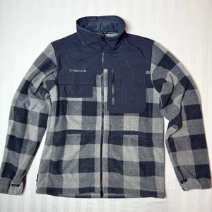 Columbia Jacket Mens M Titanium Tech Interchange Outdoor Fleece Shacket - Picture 1 of 12