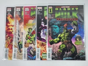 Planet Hulk Worldbreaker 1 2 3 4 5 Marvel Comics 5 Book Set 2023 - Picture 1 of 16