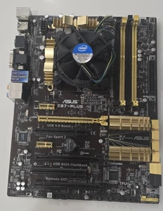 Asus Z87-PLUS LGA1150 Z87 Chipset ATX Motherboard with Intel Core i7-4770K - Picture 1 of 3