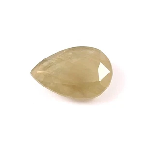 5.00 CT - Natural CERTIFIED Ceylon Yellow Sapphire Loose Pear Gemstone Cut - Picture 1 of 5