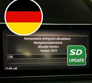 Audi SD Karten Navigation Update 2025/2026 Inkl. Apple CarPlay AndroidAuto - Bild 1 von 9