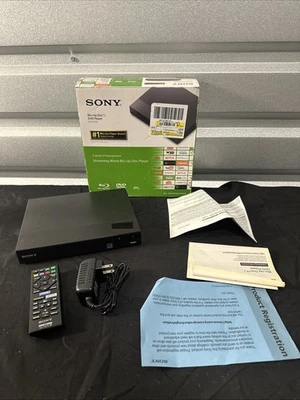 Sony BDP-S1700 Blu-Ray DVD Player Wi-Fi Streaming HDMI With Remote & AC Adapter - Image 1 of 4