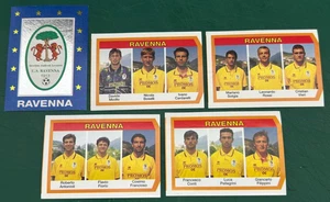 SET DI 5 FIGURINE CALCIATORI CALCIOFLASH 94 1993-94 TEAM RAVENNA COMPLETA NUOVE - Picture 1 of 1