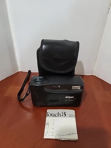 Nikon Nice Touch 3 Point & Shoot Kamera - analoge Kleinbildkamera mit Anleitung und Tasche - Bild 1 von 10