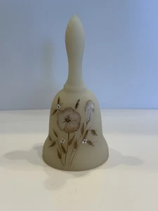 Fenton Art Glass Hand painted Wild Flowers Bell - Picture 1 of 3