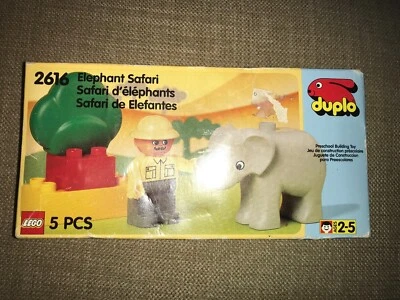 Lego Duplo 2616 Trainer Figure & Elephant Circus New Sealed In Box From 1994 - Image 1 of 3