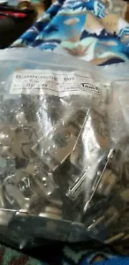 Qty 45 Blum 38N355C.08 COMPACT 1/2" Overlay Wrap Around Screw-On Hinge-Nickel - Picture 1 of 2