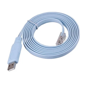 USB to RS232 Serial to RJ45 CAT5 Console Adapter Cable for Cisco Routers FTDI - Picture 1 of 7