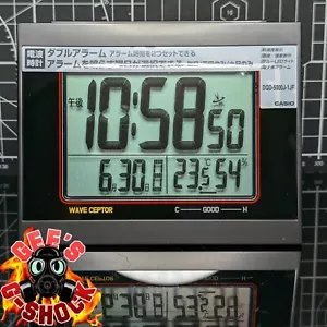 Casio Desk Alarm DQD-5000 GW-M5610 DW-5000 G-Shock Square Black Red DQD-5000J-1 - Picture 1 of 8