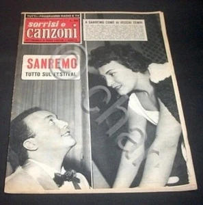 Rivista Sorrisi e Canzoni n. 6 - 1958 Tutto Festival di Sanremo - Pizzi Latilla - Imagen 1 de 1