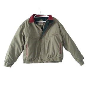 Chaqueta Mcgregor De Colección Para Hombres Grande Bronceada Años 70 Acolchada Invierno Chaqueta Bombardero Cálida - Imagen 1 de 13