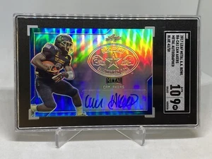 2017 US Army All-American Bowl TRUE RC REFRACTOR /50 Cam Akers SGC 9 AUTO 10 - Picture 1 of 8