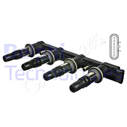 Bobina de encendido Delphi para Chevrolet Aveo Hatchback Sedán Cruze 08-25186686 Foto 1 de 1