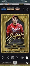 2021 TOPPS BUNT SIGNATURE SERIES 3 GOLD ICONIC Joey Votto LIMITED/250*