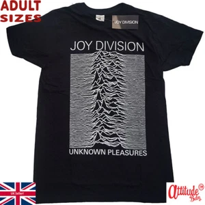 Joy Division T Shirt-Adult Unisex-Joy Division-Unknown Pleasures-Official Merch - Picture 1 of 1