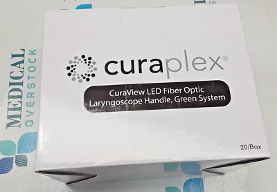 MANGO LARINGOSCOPIO DE FIBRA ÓPTICA LED CURAPLEX CURA VIEW 20 por caja caducado Foto 1 de 3