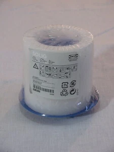 NEW IKEA Solig 4" 60 Hour Pillar Candle 21523 w/Plastic? Stand, 2008 r - Picture 1 of 6