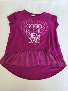 Girl's Disney D-Signed Descendants PURPLE T-Shirt Size Medium 10-12 - Picture 1 of 2