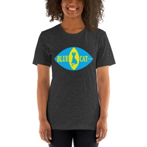 Blue Cat Records Vintage Unisex T-Shirt Reggae Ska Rocksteady - Picture 1 of 15