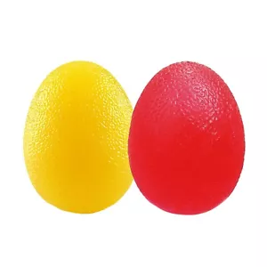 Adore Pro Stress Ball Therapy Relief 2 Squeeze Balls Egg Hand Grip Exercise Ball - Picture 1 of 11