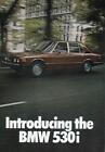 1970'S BMW 530i CAR PRINT AD  --ON BACK COGNAC CAMUS NAPOLEON AD