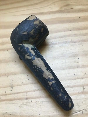 Vintage WDC French Briar Bakelite Exquisite Black Tabaco Pipe Case Plush Lined - Image 1 of 4