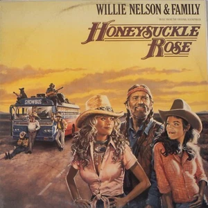 WILLIE NELSON & FAMILY - HONEYSUCKLE ROSE SOUNDTRACK - Vinyl LP - CBS - 1980 VG - Picture 1 of 4