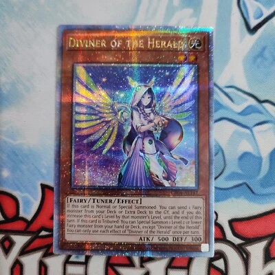 Yugioh Asian English Diviner Of The Herald CR04-AE147 QCSE Original - Image 1 of 2