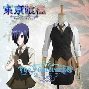 Tokyo Ghoul Touka Kirishima Work Part—time Uniform Cosplay Costumes - Picture 1 of 2