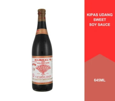 Kicap Hablal Manis 645ml cap kipas udang pack in glass bottle - Image 1 of 3