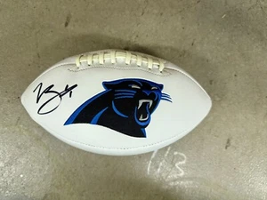 Bryce Young autographed Carolina Panthers signed White Logo panel football JSA - Picture 1 of 2