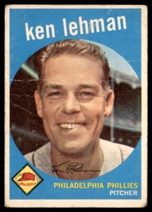 1959 Topps #31 Ken Lehman (set riempitivo) - Foto 1 di 2