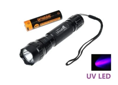 UltraFire WF-501B 3W 395nm UV LED Torch Flashlight with USB Battery - image 1 of 3