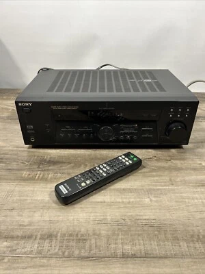 Sony STR-DE485 AV Receiver Amplifier AM FM Stereo Home Theater + Remote Bundle - Image 1 of 4