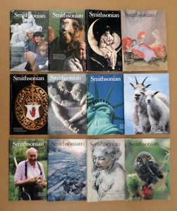 Smithsonian Magazine 1984 COMPLETE YEAR All 12 Issues - Picture 1 of 13