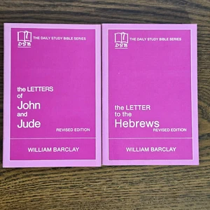 Daily Study Bible Series Letter to Hebrew + of John & Jude / Wm Barclay Trade PB - Imagen 1 de 14