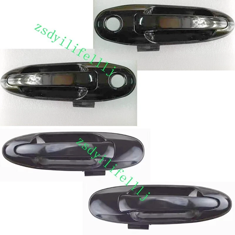 4x For Toyota Land Cruiser 1998-2007 Front Rear LH RH Door Outer Black Handle a - Image 1 of 1