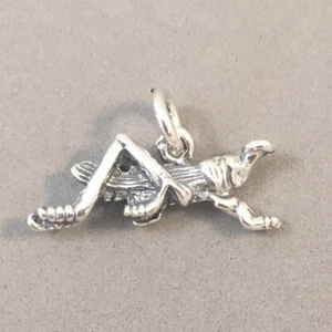 .925 Sterling Silber 3-D GRASHOPPER CHARM Anhänger Käfer Insekt NEU 925 BI17 - Bild 1 von 4