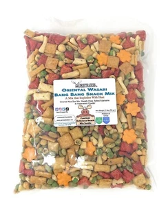 YANKEETRADERS® Oriental Wasabi Bang Bang Snack Mix, 2lbs. FREE SHIPPING - Picture 1 of 3
