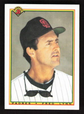 1990 Bowman  #216 Fred Lynn  San Diego Padres - Image 1 of 2