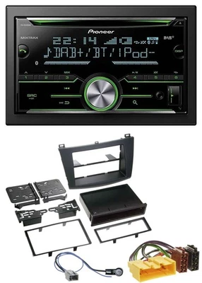 Pioneer Bluetooth MP3 DAB 2DIN USB CD Autoradio für Mazda 3 (2009-2013) - Bild 1 von 4