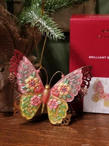 2021 Hallmark Ornament   "BRILLIANT BUTTERFLIES"  5th in the Series      - Picture 1 of 5