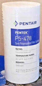 Pentair Pentek P5-478 Spun Polypropylene Filter Cartridge  Qty-1-FREE SHIPPING - Picture 1 of 2