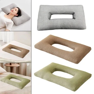 Side Sleeping Pillow Ear Piercing Pillow Portable Washable Ear Guard Pillow for - Picture 1 of 21