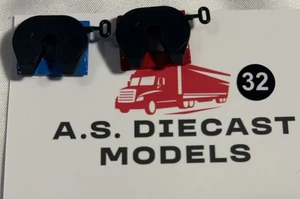 Corgi Modern Truck X2 Black 5th Wheel 1/50 Tekno, WSI - Picture 1 of 2