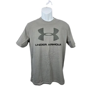 Under Armour Herren Medium HeatGear Charged Grau Shirt Logo Kurzarm M / B68 - Bild 1 von 6