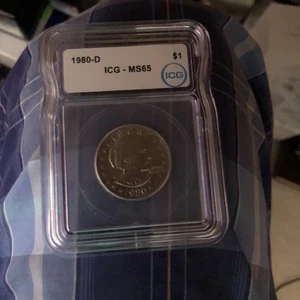 1980-D Susan B Anthony 1 $ MS65 ICG - Bild 1 von 2