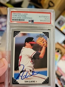 Tom Glavine Authentic Autograph 1991 - Bild 1 von 5