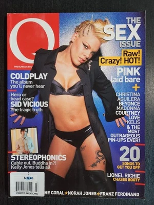 Q MAGAZINE MARCH 2004 THE SEX ISSUE, PINK, COLDPLAY. PINUPS, BRITISH MUSIC MAG - Image 1 of 4