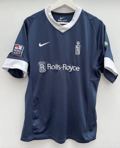 Royal Navy Rugby Shirt Nike Blue Marine Commando Short Sleeve Mens Medium M - Picture 1 of 10